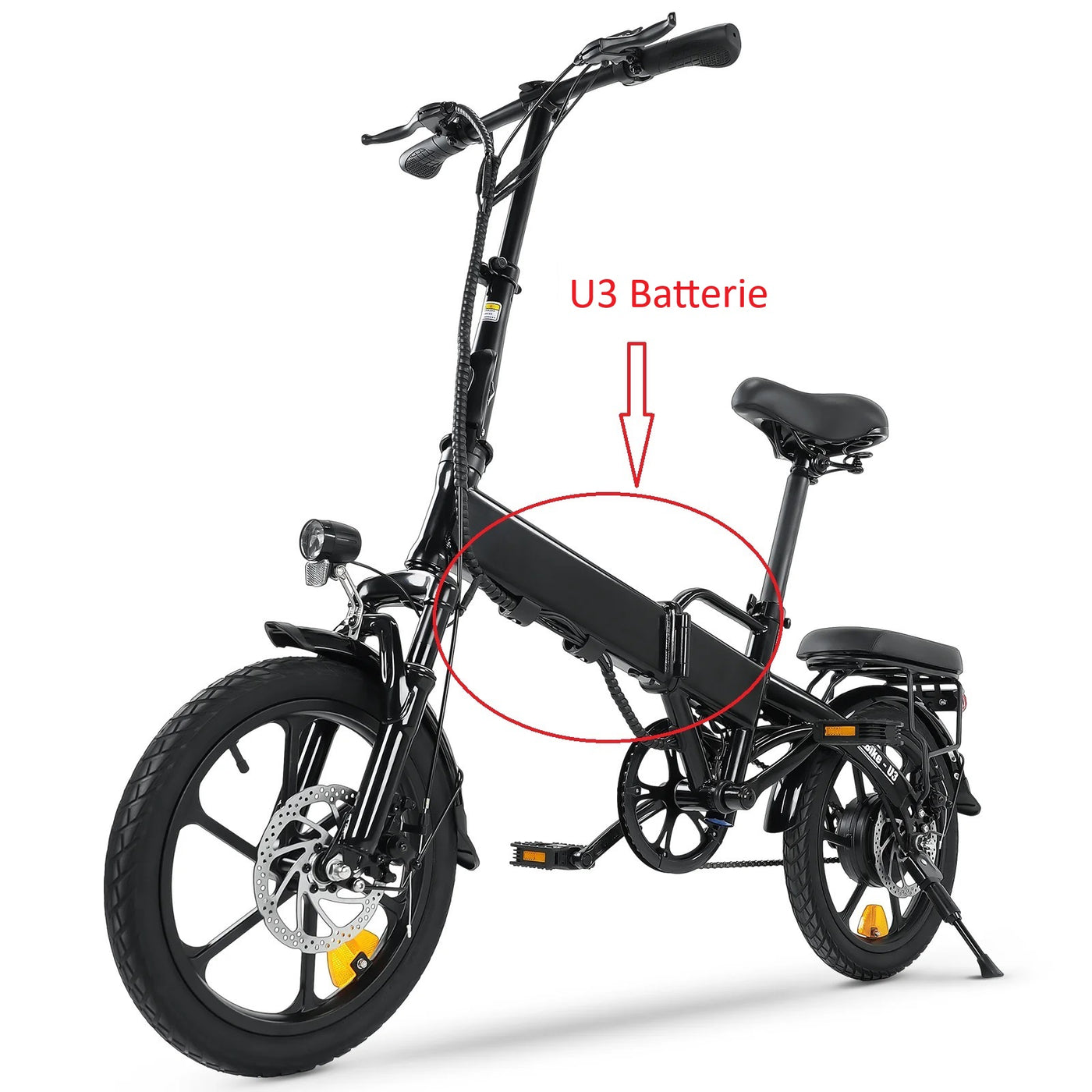 Batterie 36V 7.8Ah pour vélo électrique U3