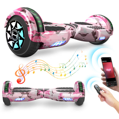 iHoverboard H1 Hot Pink LED Hoverboard auto-équilibré 6.5"