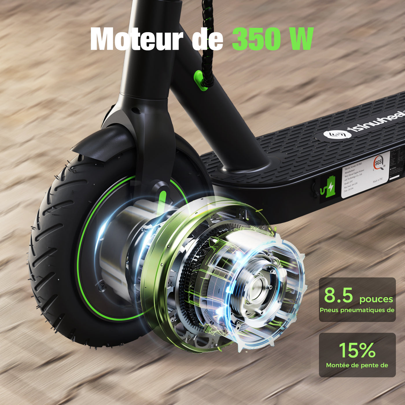 iSinwheel Trottinette électrique S9Pro 350W