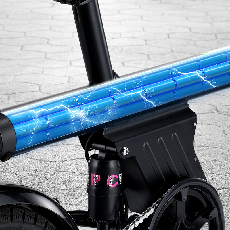 Vélo électrique avec éclairage LED