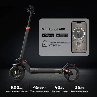 iScooter iX3 Trottinette électrique Tout Terrain avec APP Contrôle