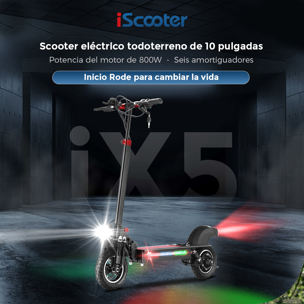 144€ sur Trottinette électrique iScooter iX5 10 Batterie 15Ah