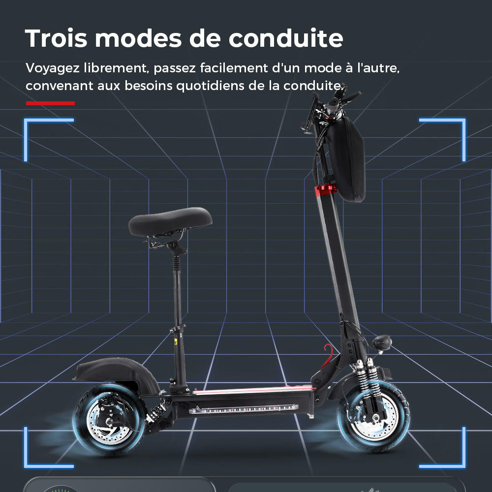 iScooter Trottinette électrique Tout Terrain iX5 800W 